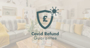 Picture of refund symbol Covid Refund Guarantee